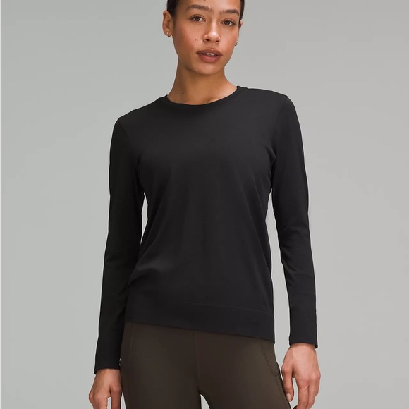 lululemon athletica swiftly relaxed long-sleeve shirt hip length - Picture 1 of 2
